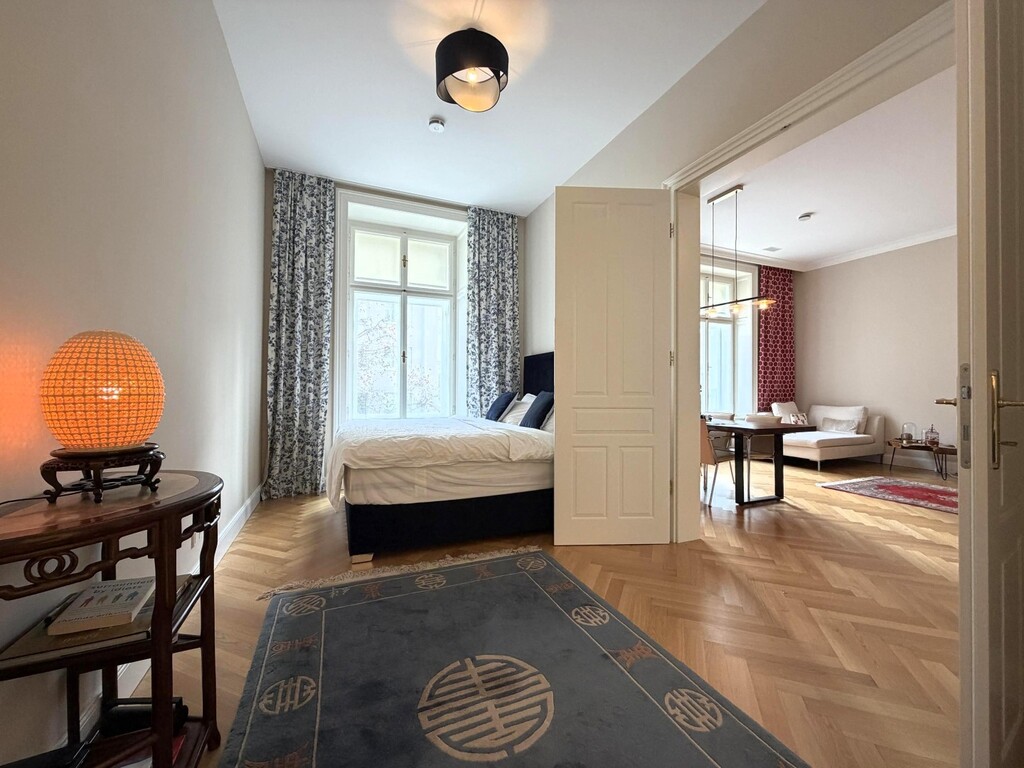 Schlafzimmer mit Bad en Suite