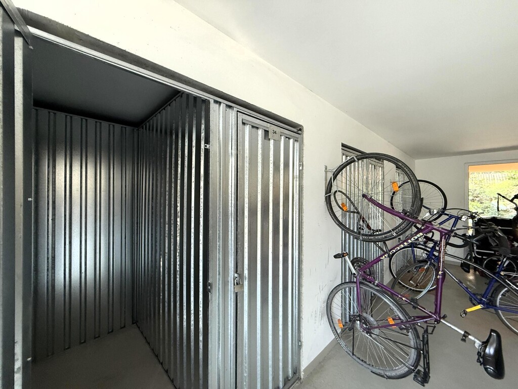 Kellerabteil und Fahrradabstellraum