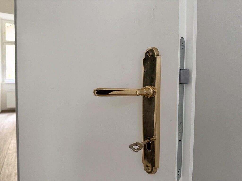 Ausstattungsdetail/neue Türen und Beschläge
