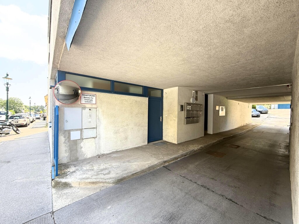 Autoeinfahrt