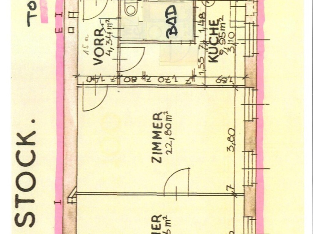 Wohnungsplan 15a