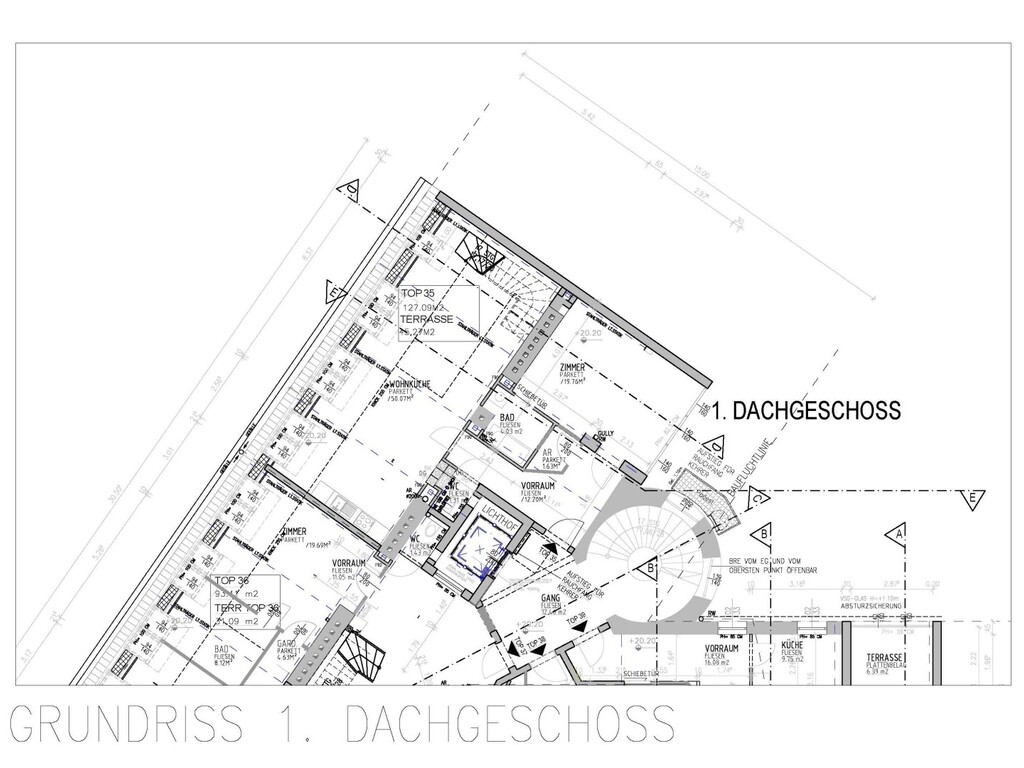 Plan 1. Dachgeschoss