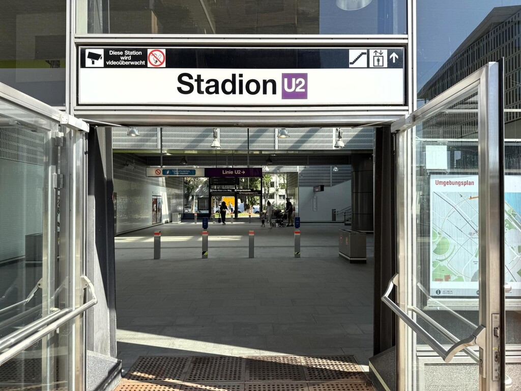 Nähe zur Stadion U2 in Gehdistanz