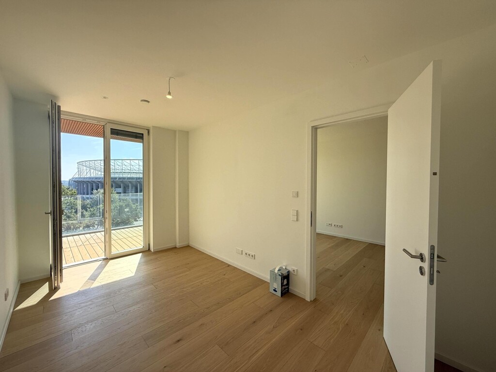 Schlafzimmer mit angeschl. Terrasse