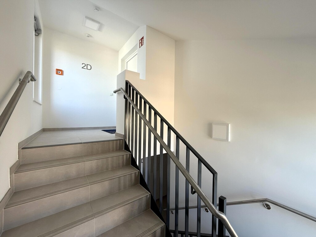 Stiegenaufgang ins Penthouse