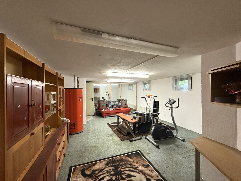 Schlafzimmer im Wohnkeller