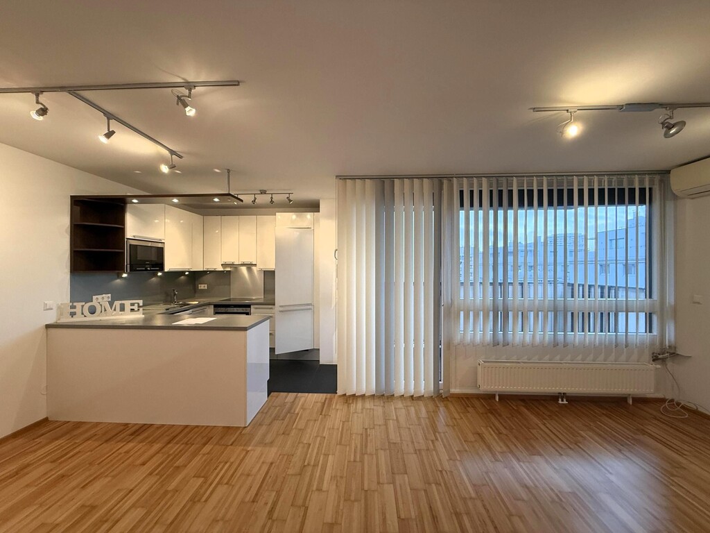 Wohn-/Essküche, klimatisiert/Deckenleuchten