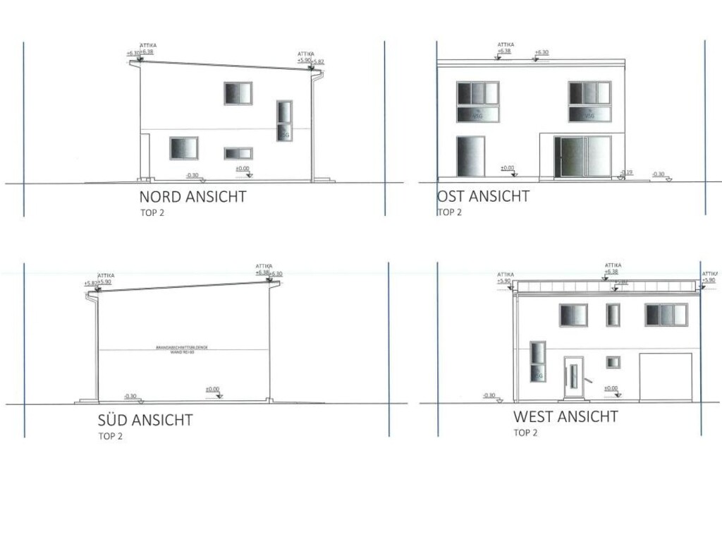 Haus-2-Plan-Ansichten