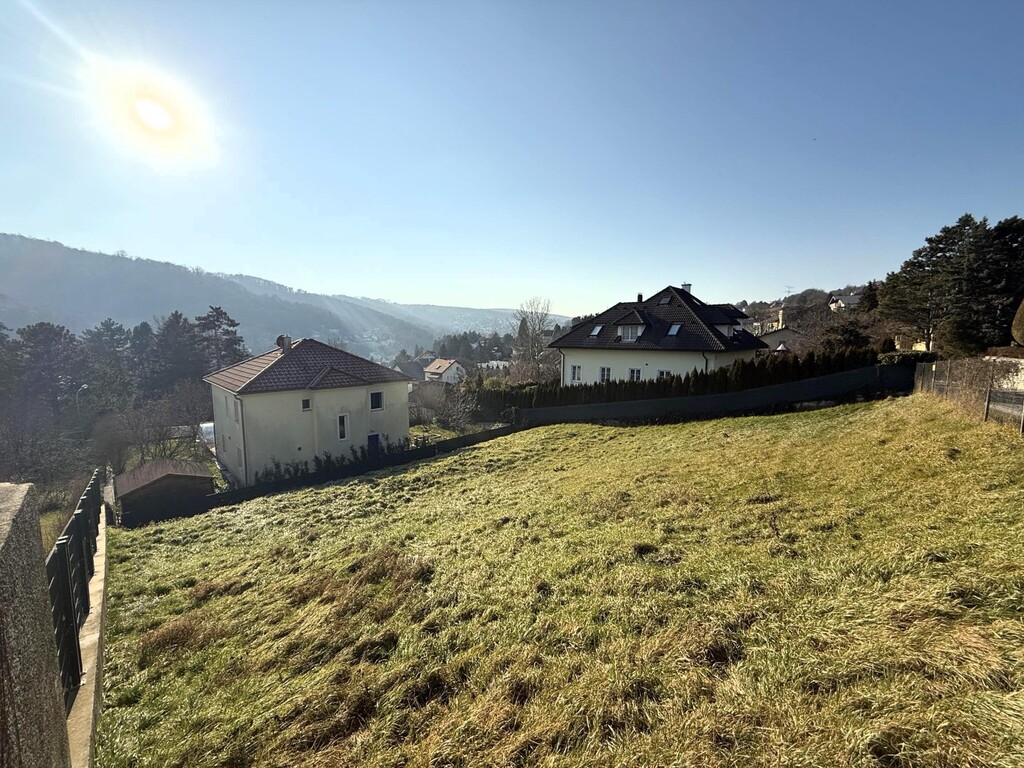 süd/westliche Ansicht des Baugrundstücks