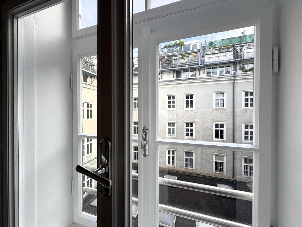 Ausblick aus dem Schlafzimmer